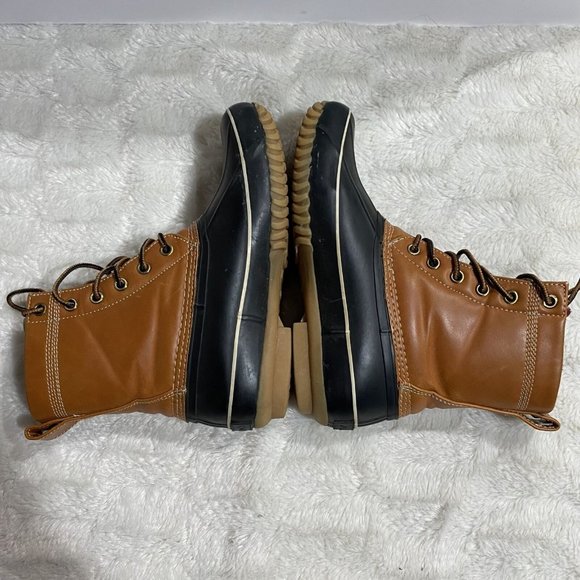 Aldo Men's Black & Brown Lace Up Outdoor Mid-Calf Waterproof Duck Boot Size US 6 - Picture 5 of 8